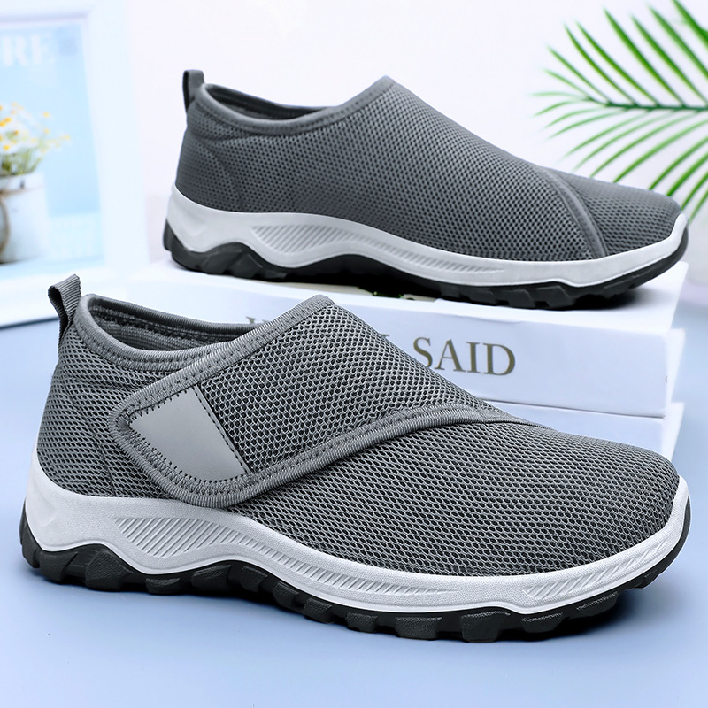 Velcro Hook Loop - Nowe męskie buty z siateczki na
