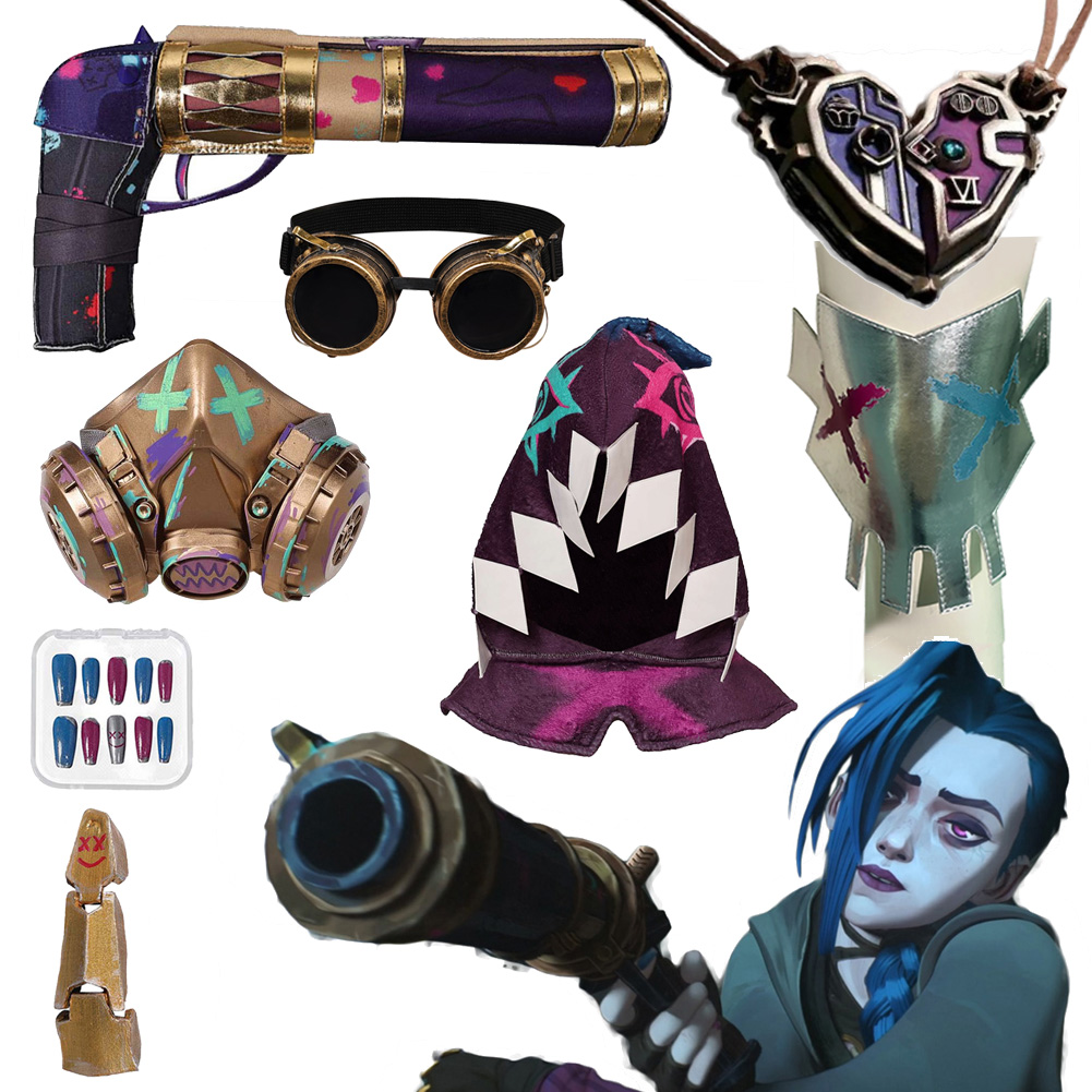 Cosplay Prop Pistol - Fancy Arcane Jinx Weapon Pistol For
