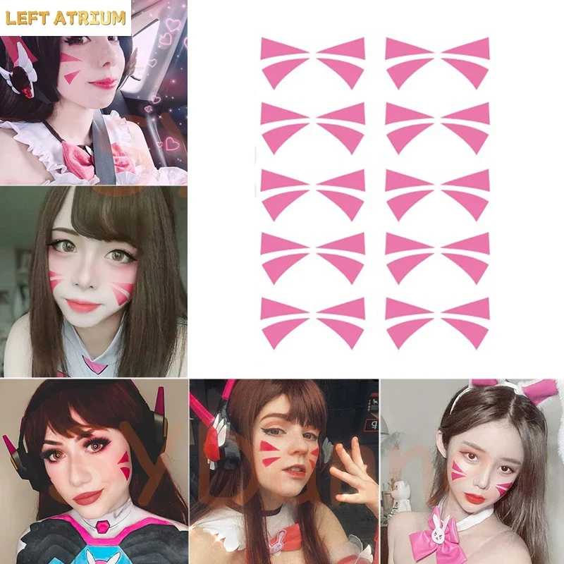 Dva Cosplay Prop - Naklejki D.Va, rekwizyty do cosplayu, wodoodporne