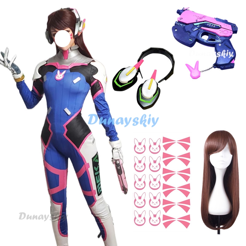 Dva Cosplay Prop - Anime kobieta kombinezon rajstopy Dva przebranie