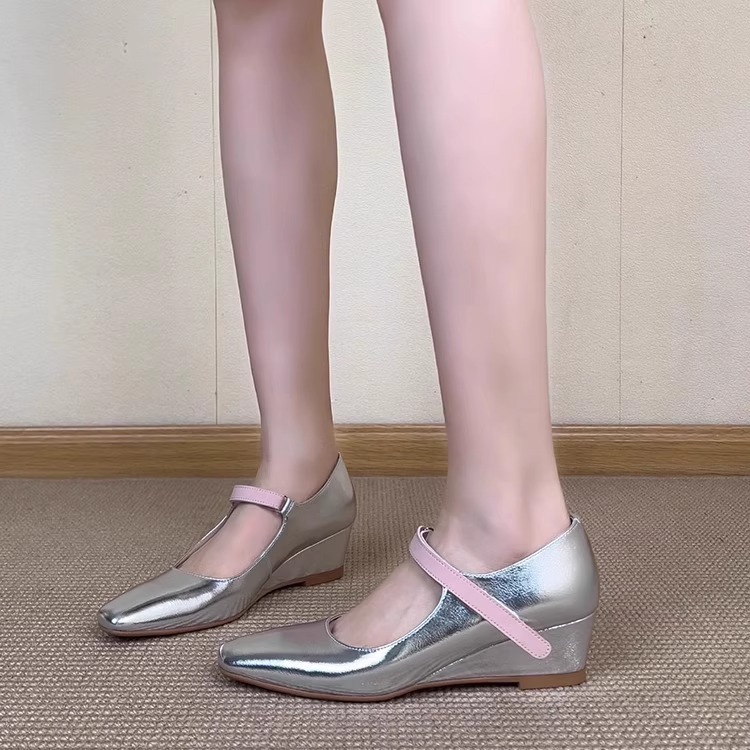 Damskie buty Mary Jane na kotu – Velcro Hook Loop recenzja i cena