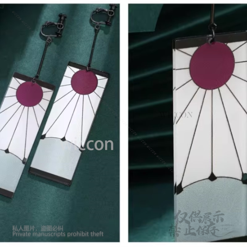 Akrylowe Kolczyki Klipsy Akces – Acrylic Cosplay Prop recenzja i cena