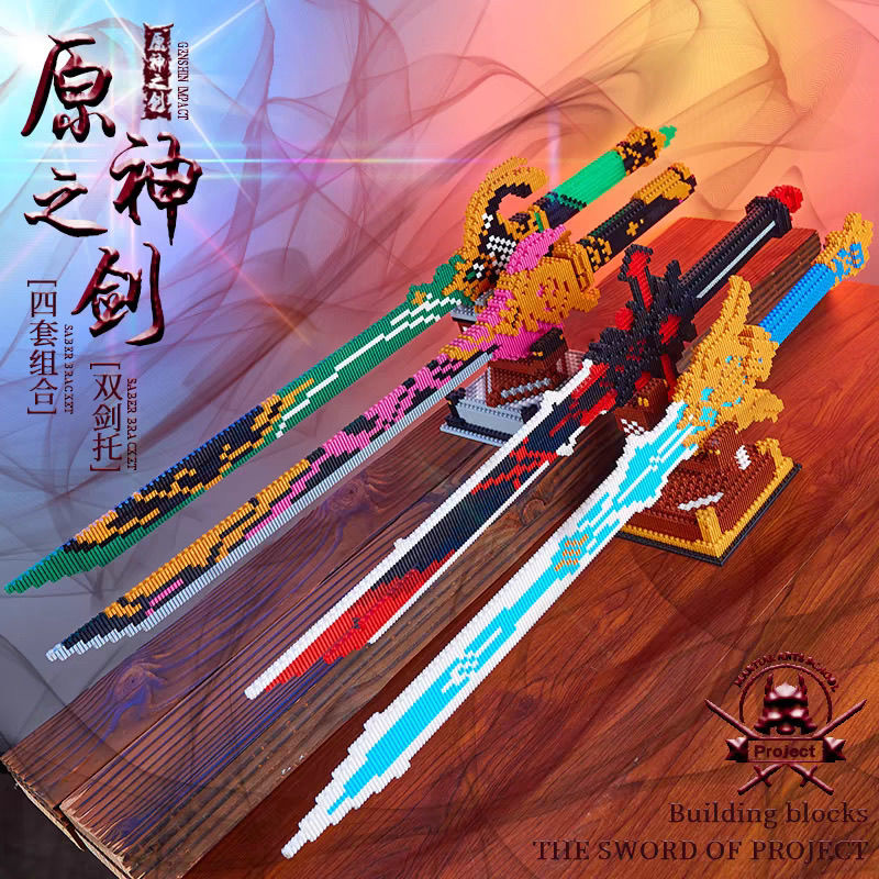 Genshin Impact miecz klocki ko – Cosplay Prop Building recenzja i cena