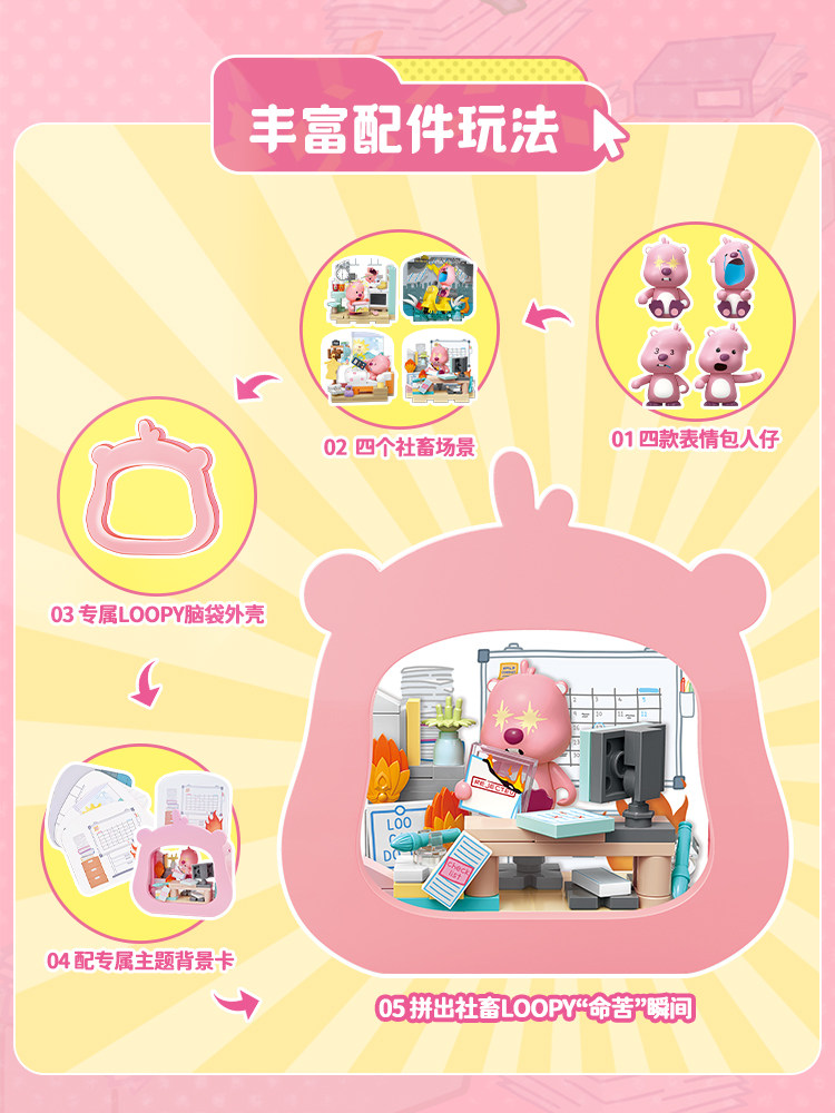 Keeppley 2026 Nowy Loopy ‌   K – Cosplay Prop Building recenzja i cena