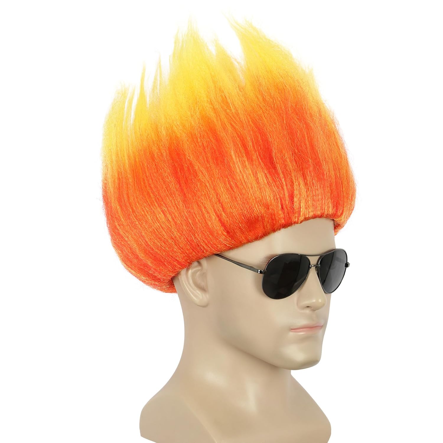 Krótka pomarańczowa peruka kol – Cosplay Flame Prop recenzja i cena